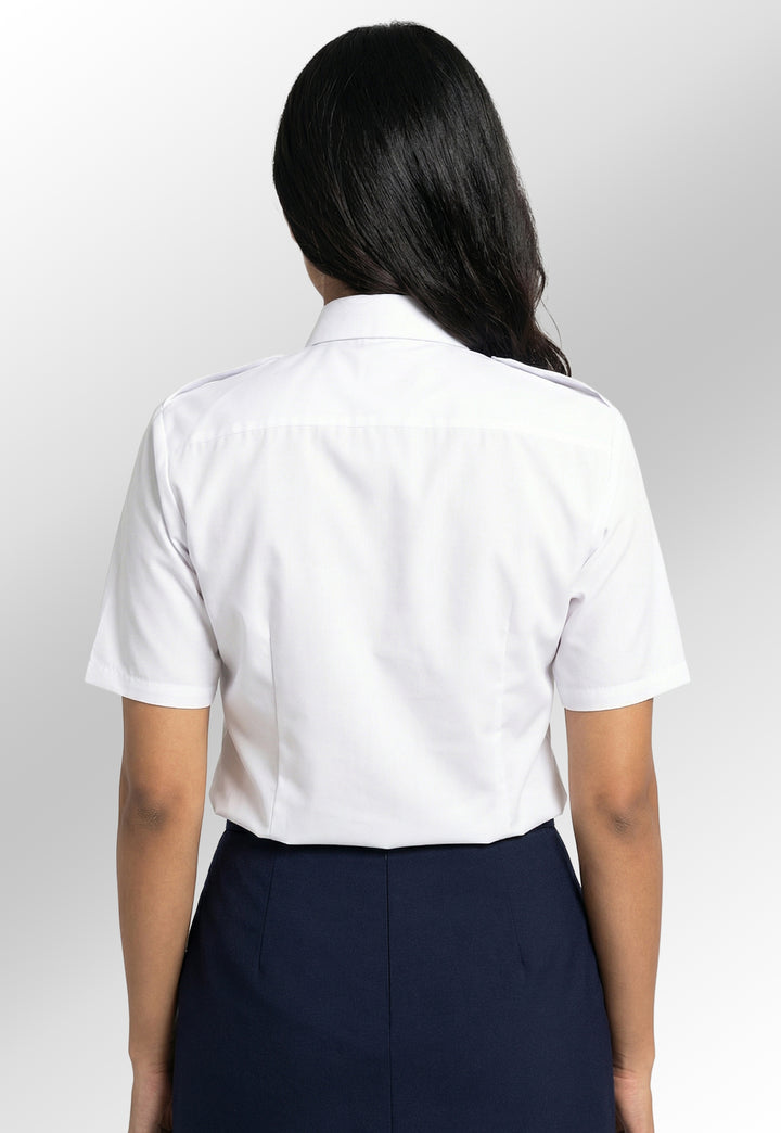 Hestia Ladies Short Sleeve Pilot Shirt - The Work Uniform Company
