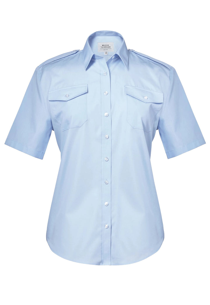 Hestia Ladies Short Sleeve Pilot Shirt - The Work Uniform Company