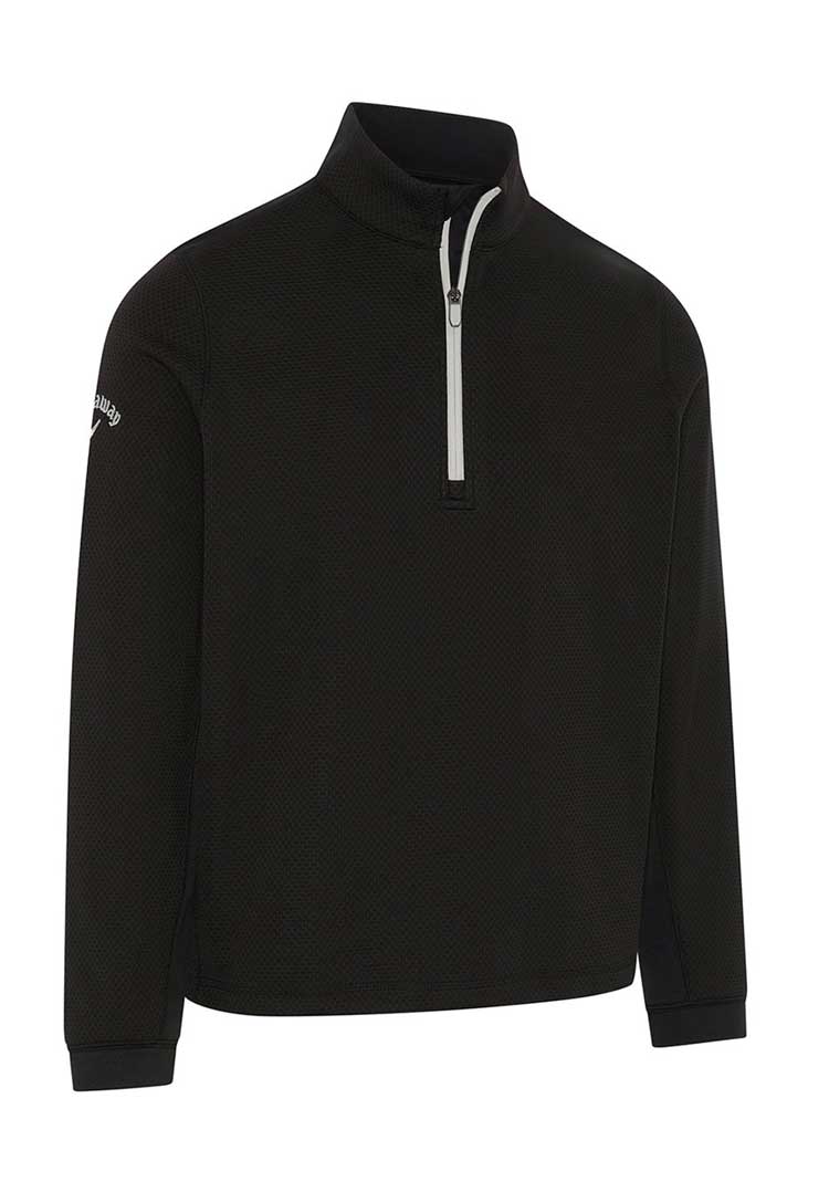 Golf Hex Fleece CW089 in caviar