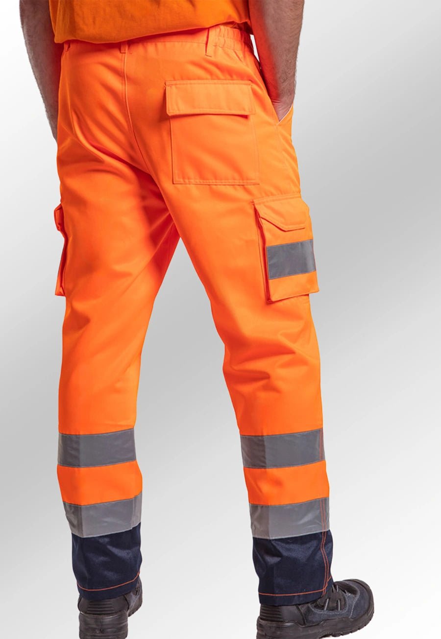 Unisex Hi Vis Cargo Trousers - The Work Uniform Company