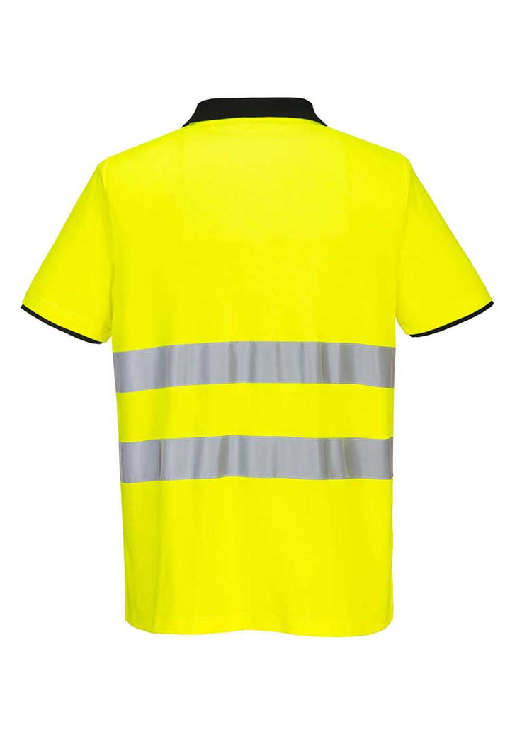 PW2 Hi-Vis Cotton Comfort Polo Shirt S/S PW212