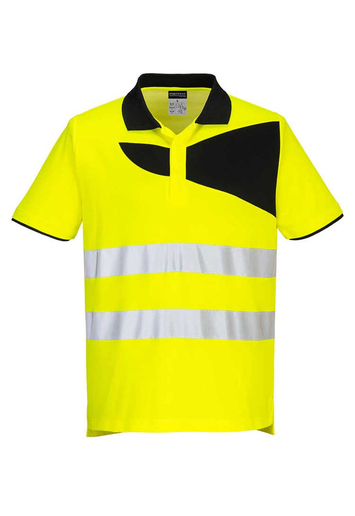 PW2 Hi-Vis Cotton Comfort Polo Shirt S/S PW212