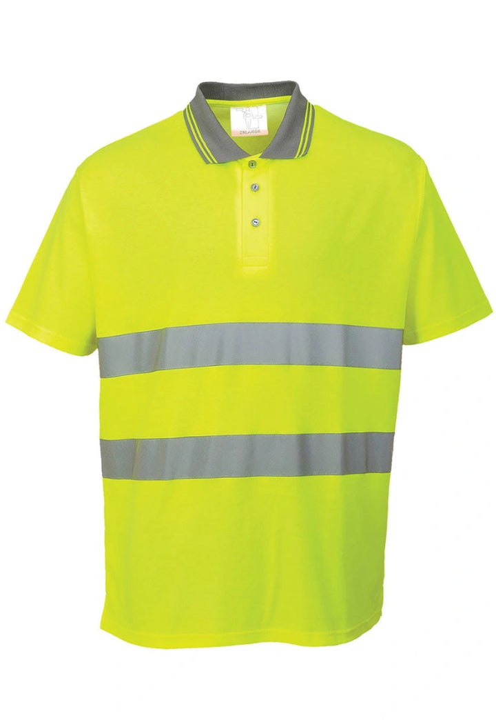 Hi Vis Cotton Comfort Polo Shirt S171 in Yellow