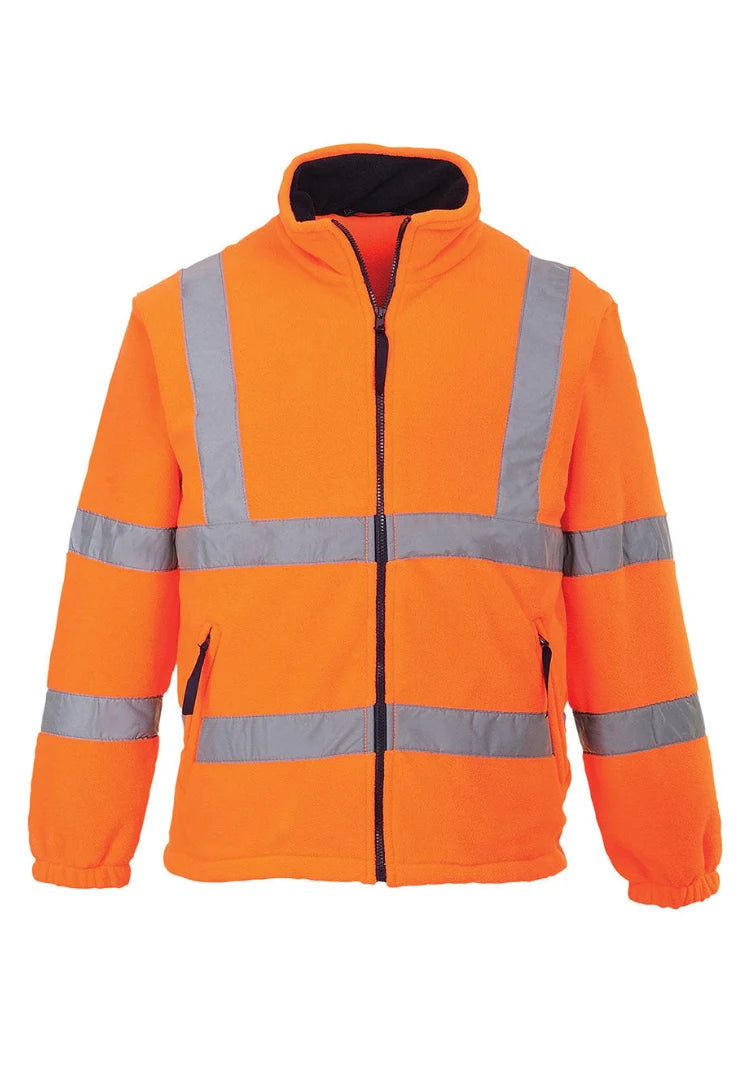 Hi Vis Mesh Lined Fleece F300 in Orange