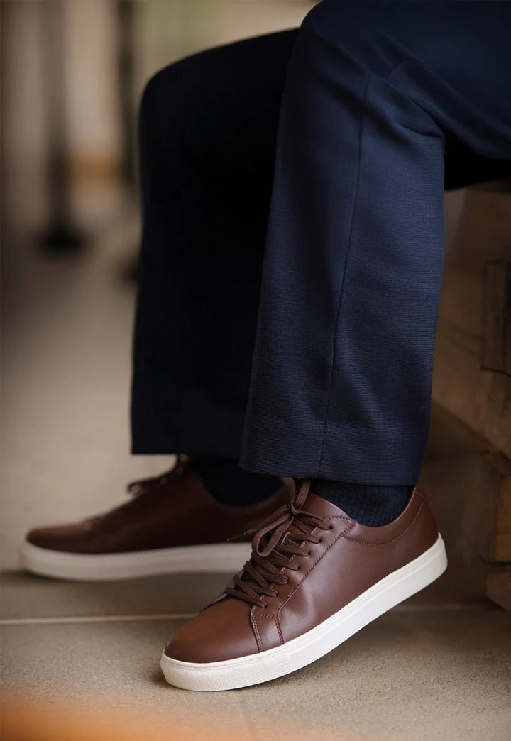 Hixon Men's Trainers (Brown) - The Work Uniform Company