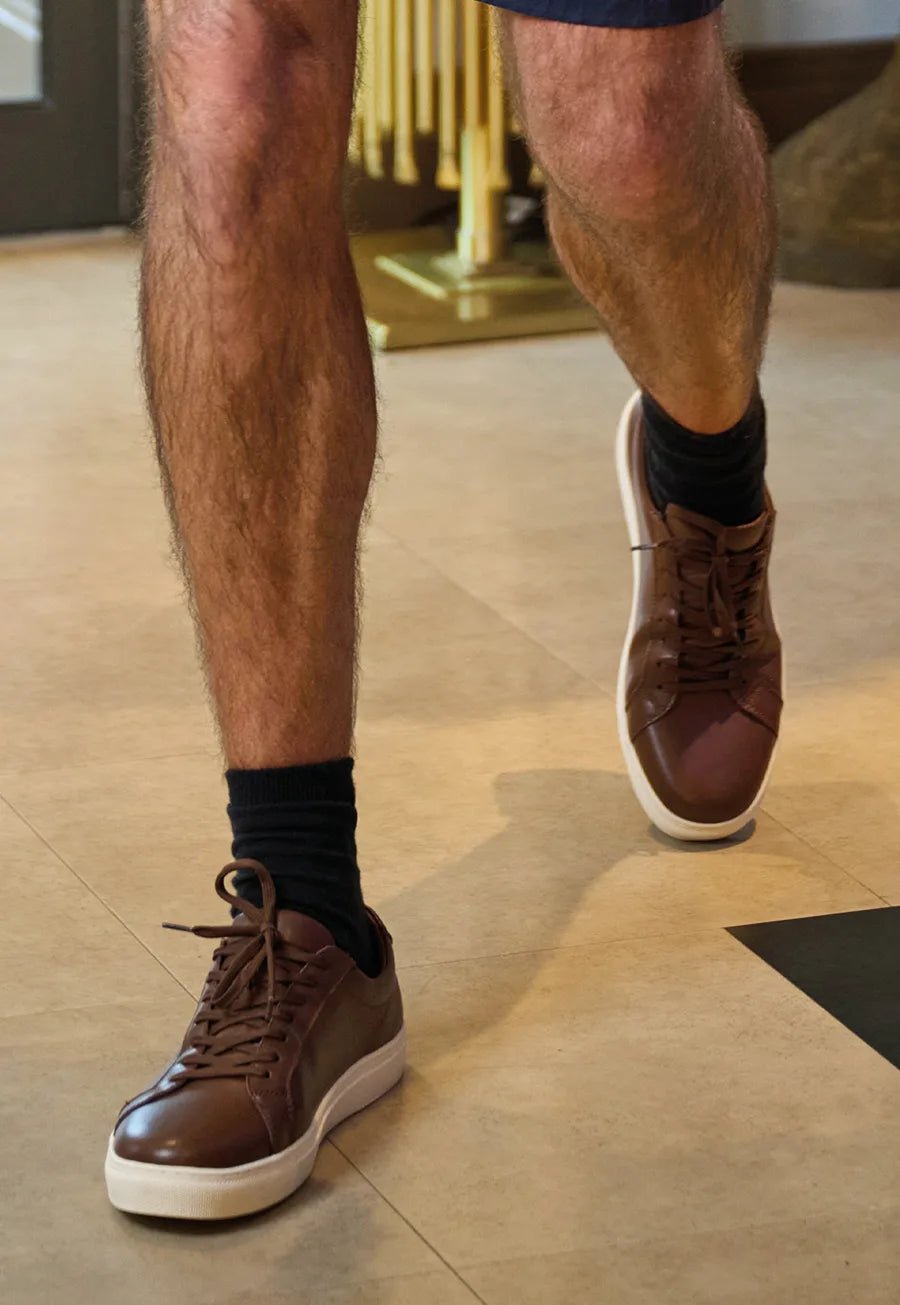 Hixon Men's Trainers (Brown) - The Work Uniform Company
