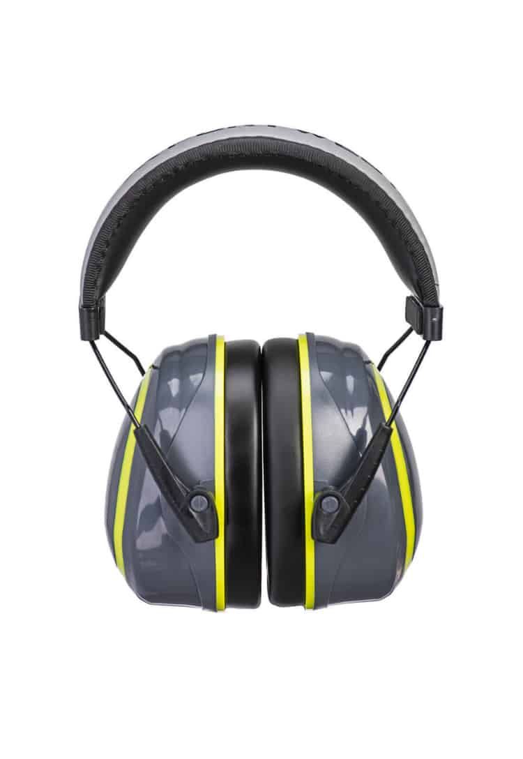 HV Extreme Ear Defenders (Medium) PW73 in Grey/Yellow