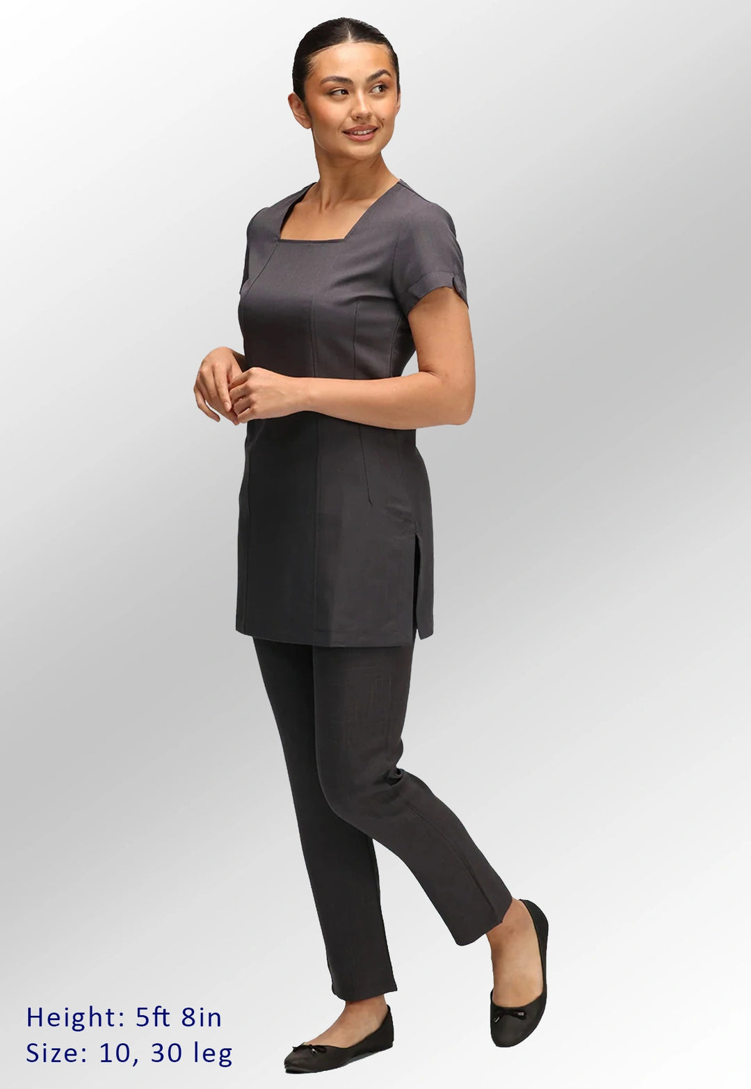 Ila Slim Leg Salon Trousers - The Work Uniform Company