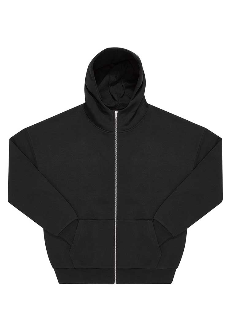 B&C Influence Zip Hood BA035 black