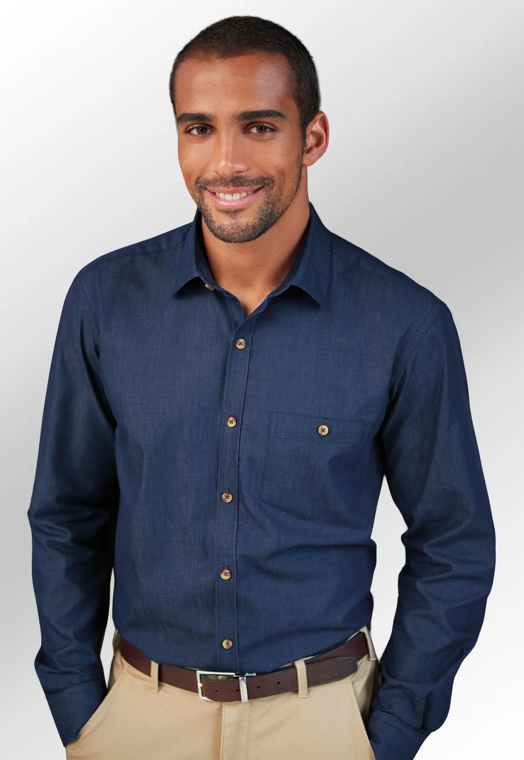 Jasper Chambray Shirt - The Work Uniform Company