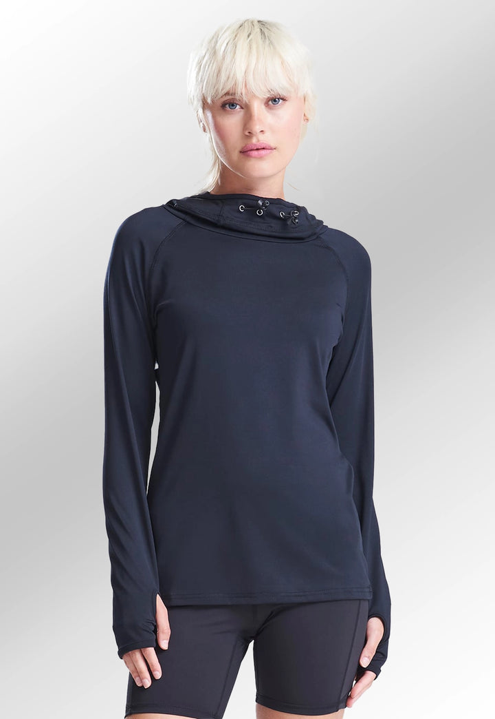 Girlie Cool Cowl Neck Top