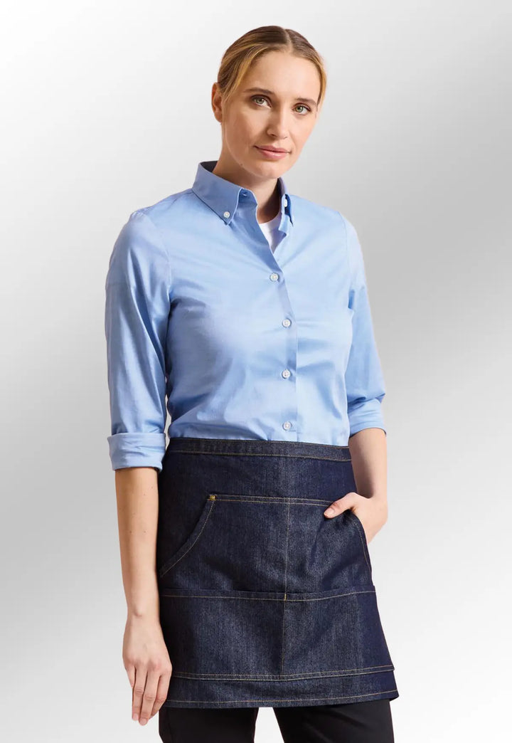 Jeans Stitch Denim Waist Apron - The Work Uniform Company