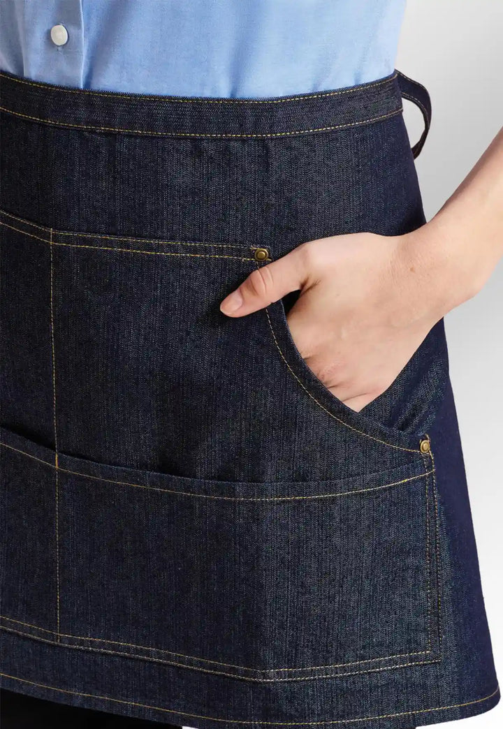Jeans Stitch Denim Waist Apron - The Work Uniform Company
