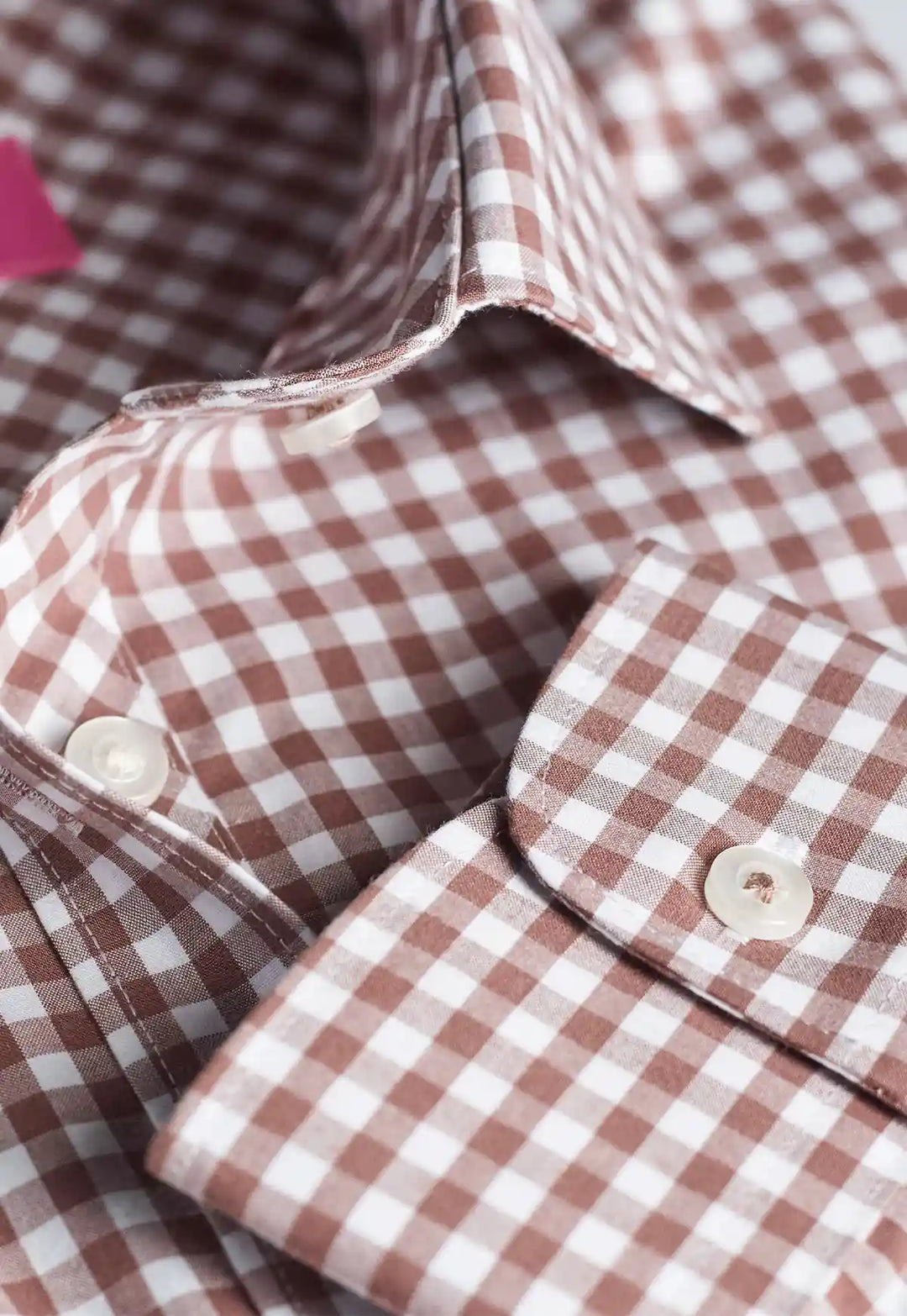 Kansas Ladies Check Shirt (Brown/Red) - The Work Uniform Company