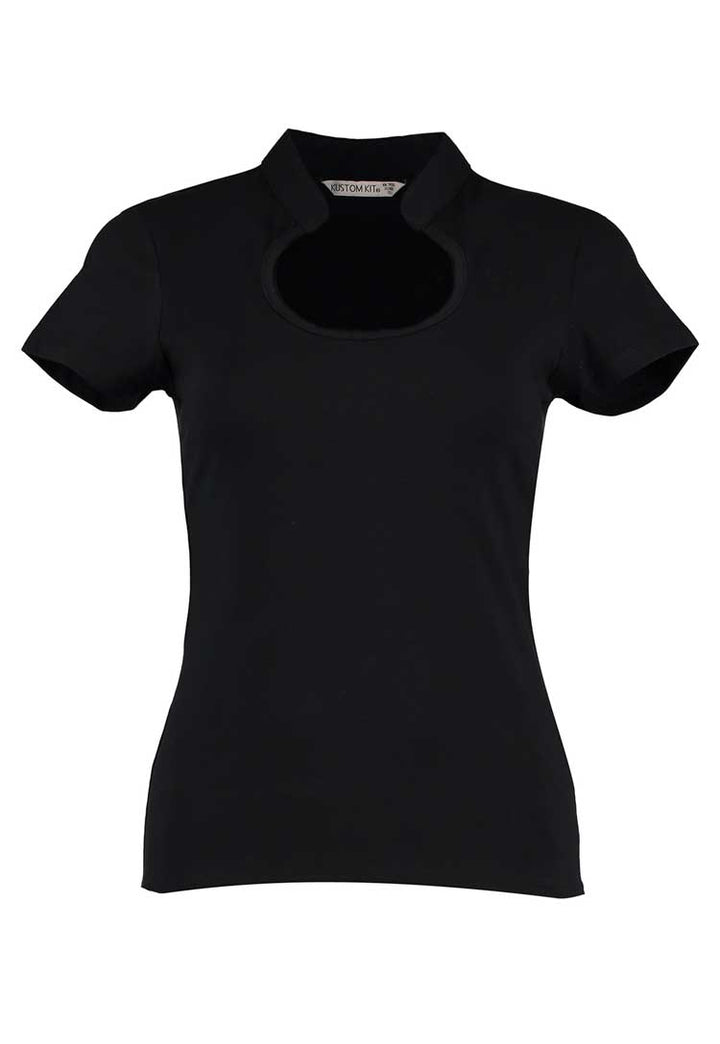 Women's Corporate Top Keyhole Neck KK755