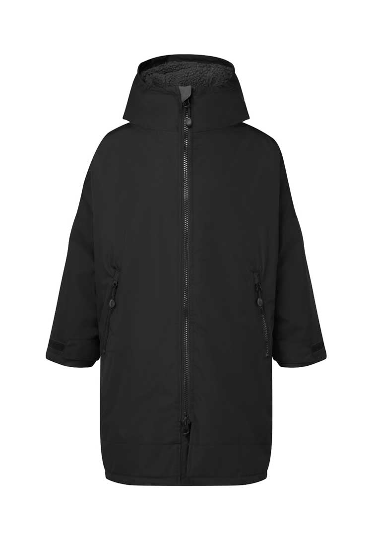 Kids TriDri® All-Seasons Waterproof Changing Robe TR80B Black/Charcoal