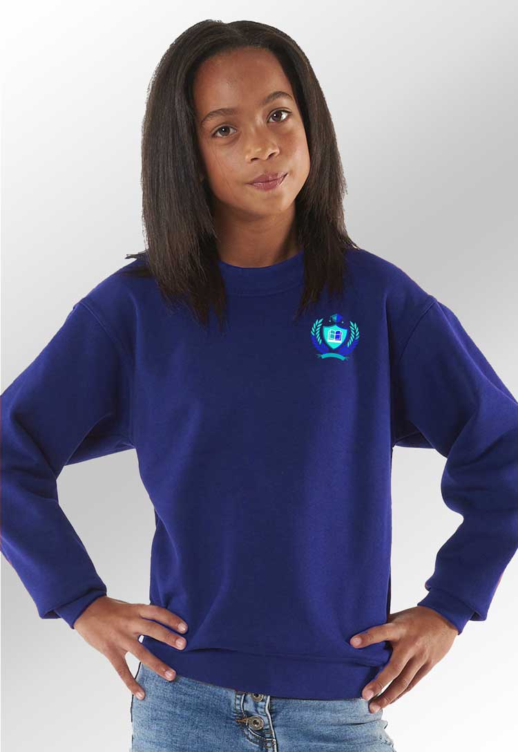 Children's School Uniform Sweatshirt with School Logo UC202