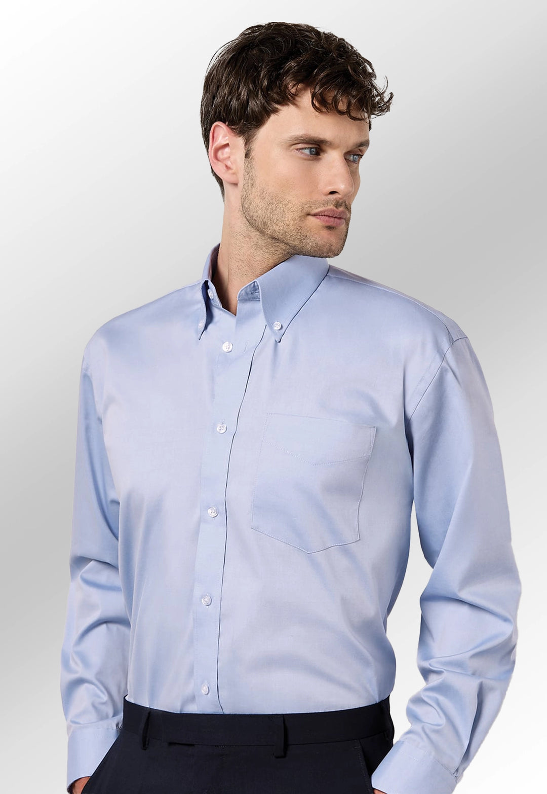 Classic Fit Corporate Oxford Shirt Long Sleeve - The Work Uniform Company
