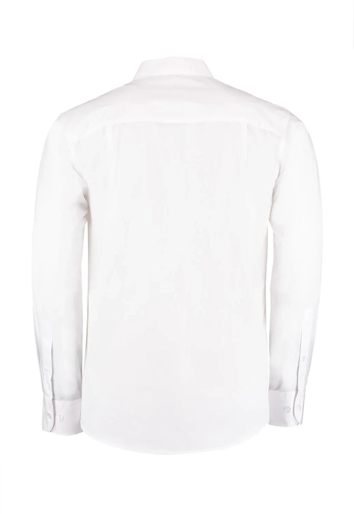 Men's Long Sleeve Mandarin Collar Shirt - The Work Uniform Company