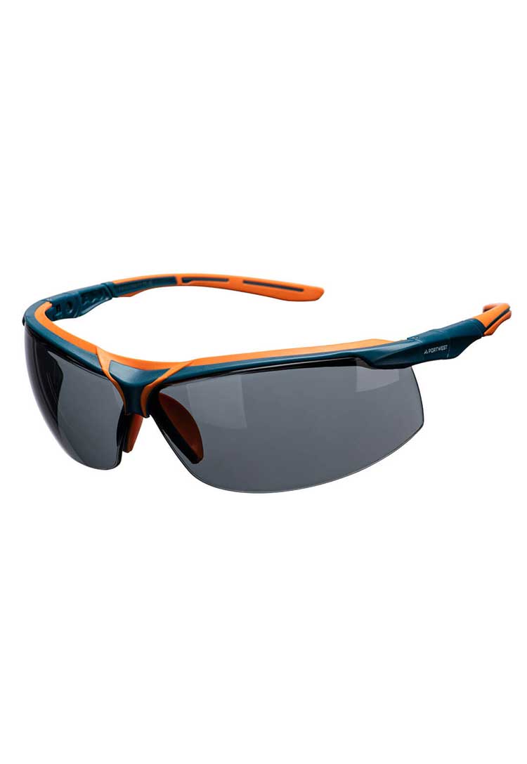 Mega KN Safety Glasses PS13 in Smoke