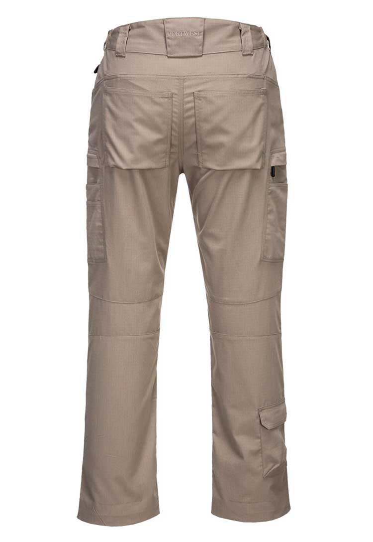 Back View of KX3 Ripstop Trousers T802 in Sand