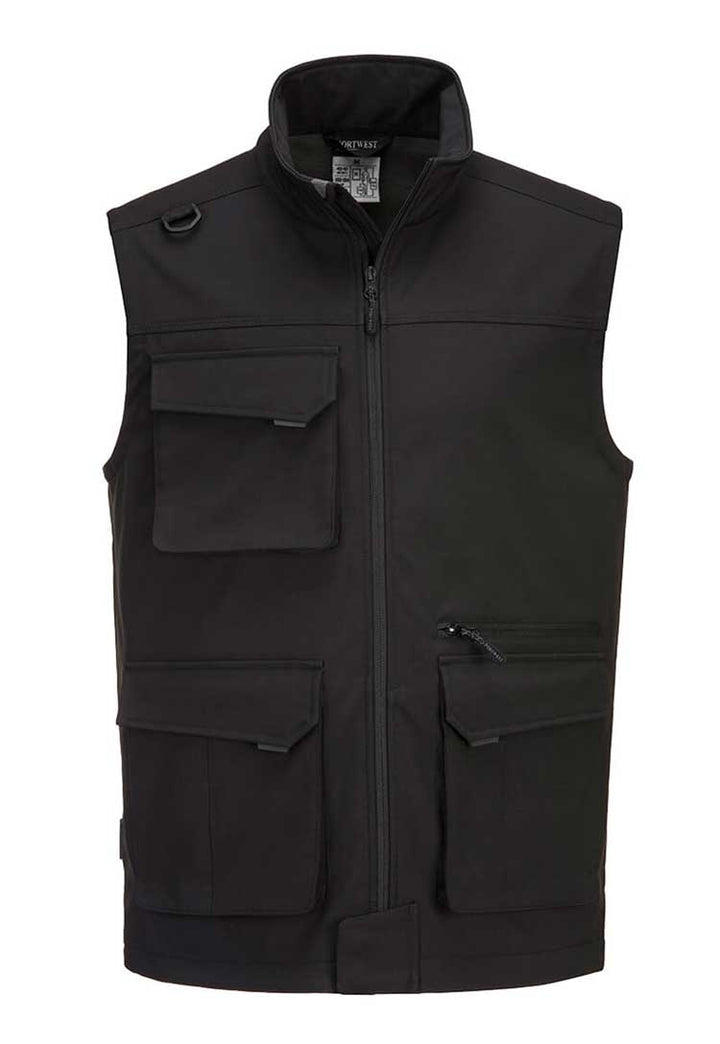 KX3 Softshell Gilet KX363 in Black