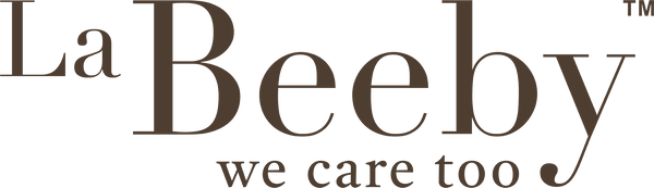 La Beeby logo with the words 'we care too' underneath.