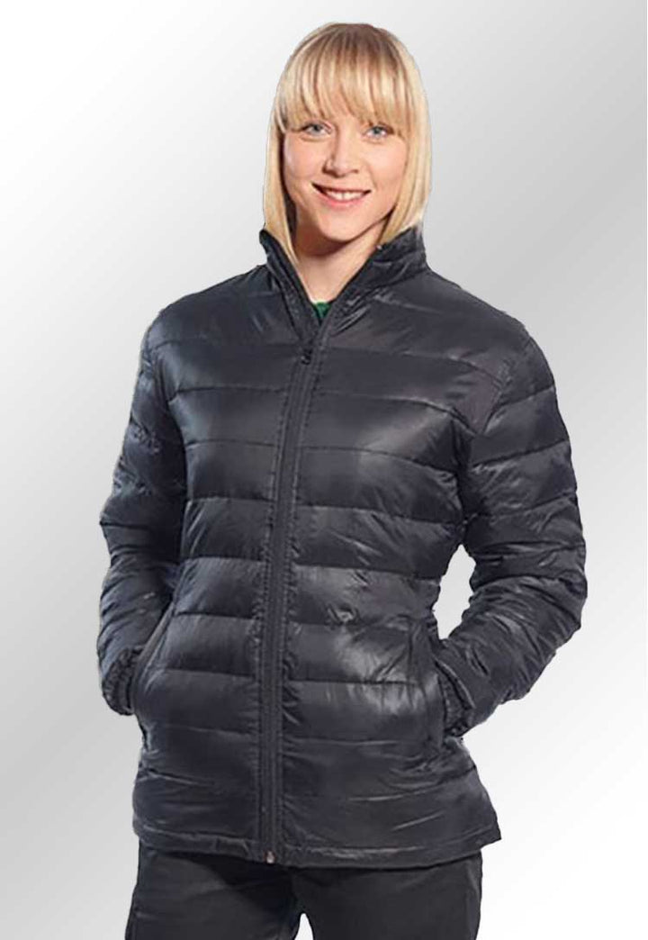 Model Wearing Aspen Ladies Jacket S545 in Black