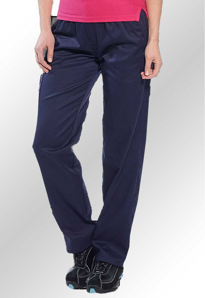 Model Wearing Ladies Combat Trousers C099 in Navy