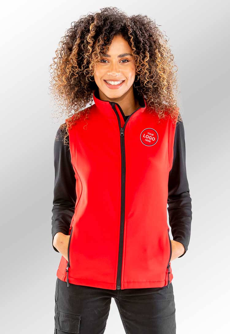 Ladies Softshell Bodywarmer - Bundle of 8 with Free Logo Embroidery