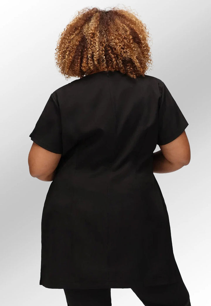 Lena V Neck Beauty Tunic with Pockets - The Work Uniform Company