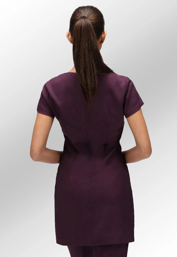 Lena V Neck Beauty Tunic with Pockets - The Work Uniform Company