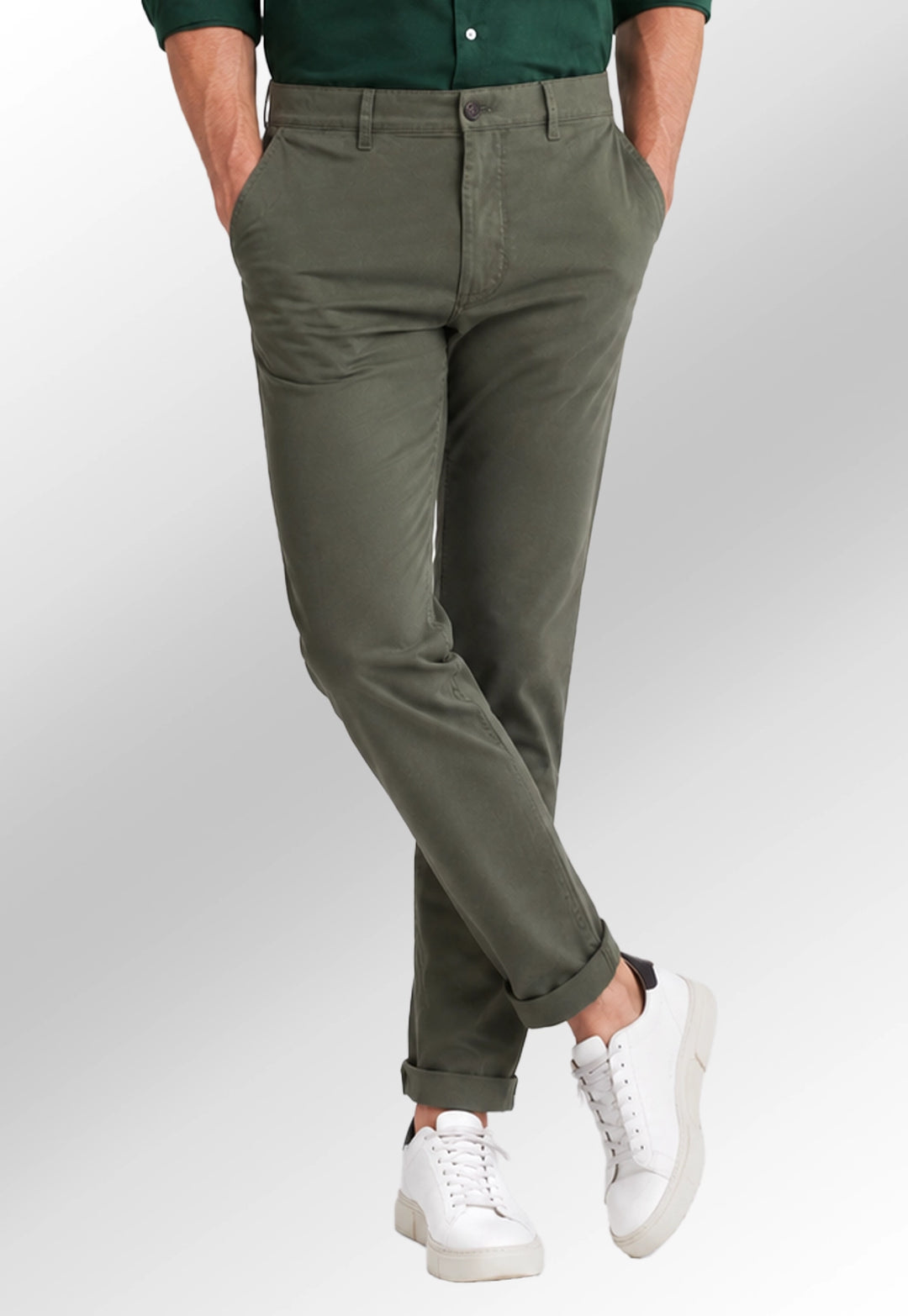 Leo Slim Fit Chino Trousers - The Work Uniform Company