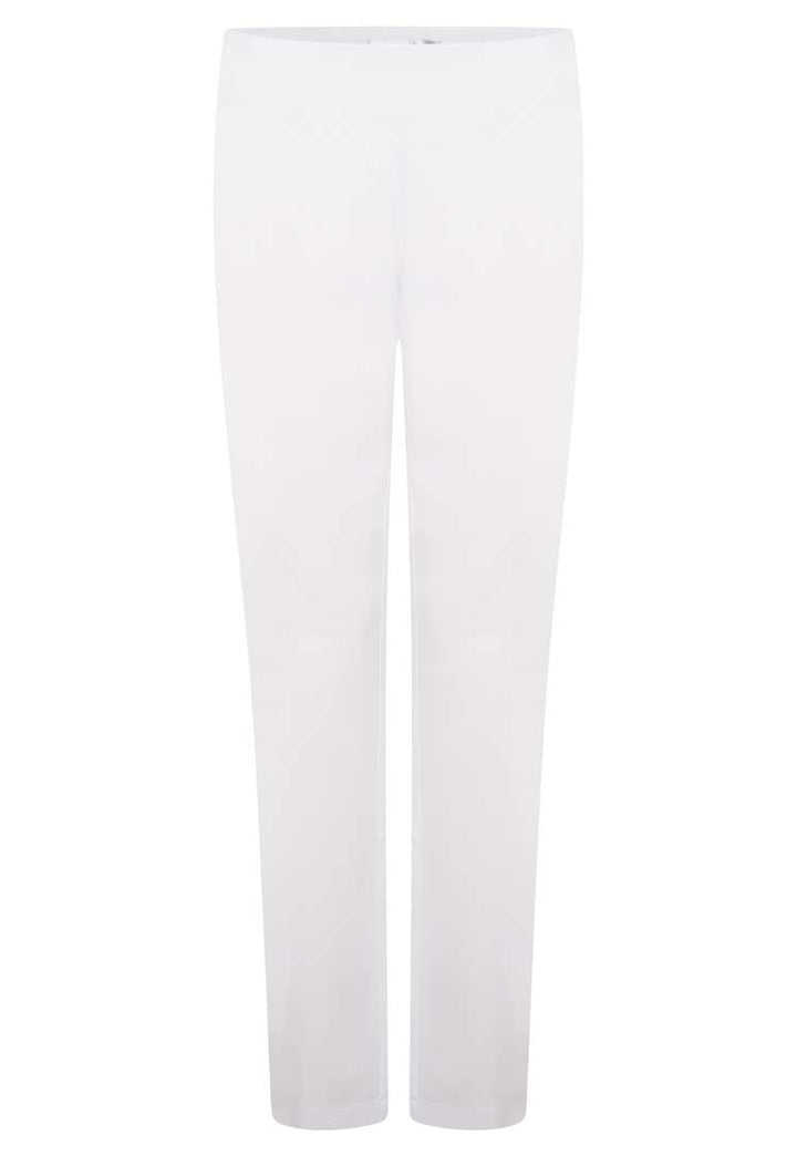 Lili Straight Leg Salon Trousers in White