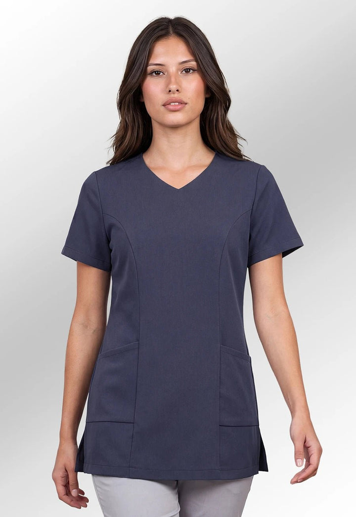 Lockhart V Neck Tunic - The Work Uniform Company
