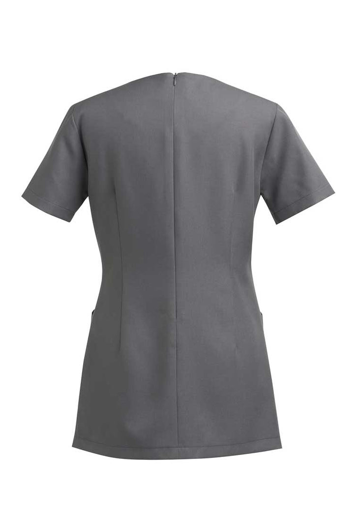 Lockhart V Neck Tunic 2402 grey back view