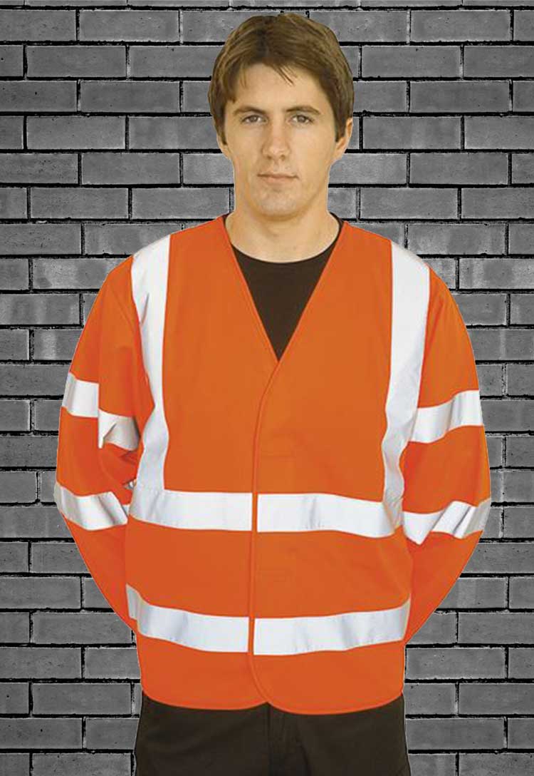 Support Jacket Hi-Vis Band and Brace Jacket Long Sleeve C473 - The Work Uniform Company