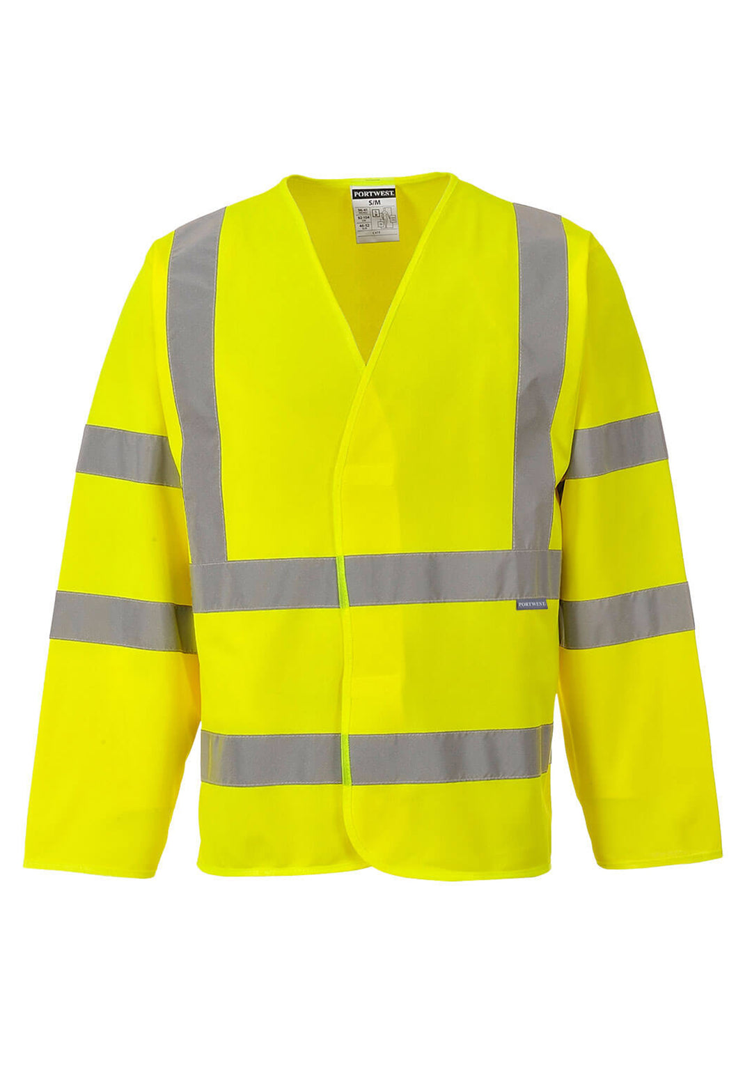 Hi-Vis Band and Brace Jacket Long Sleeve C473 in Yellow