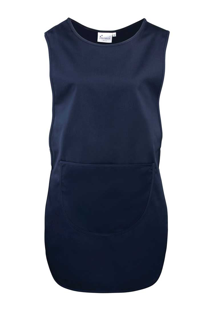 Long Length Pocket Tabard PR172 in Navy