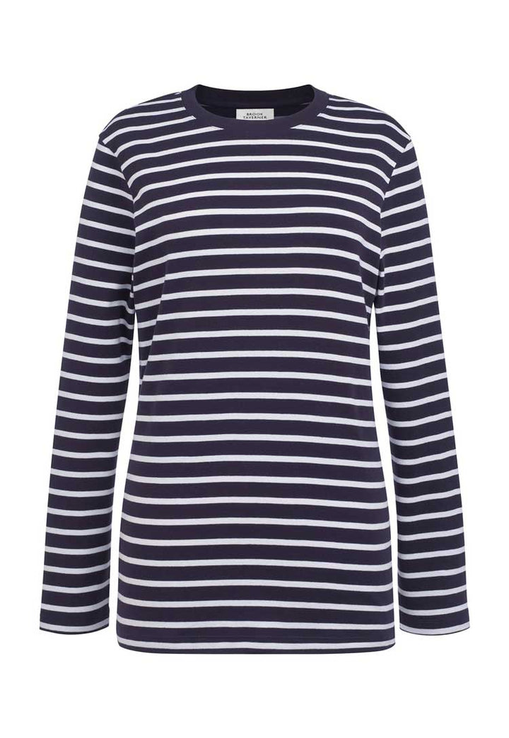 Lucy Breton Top navy/white