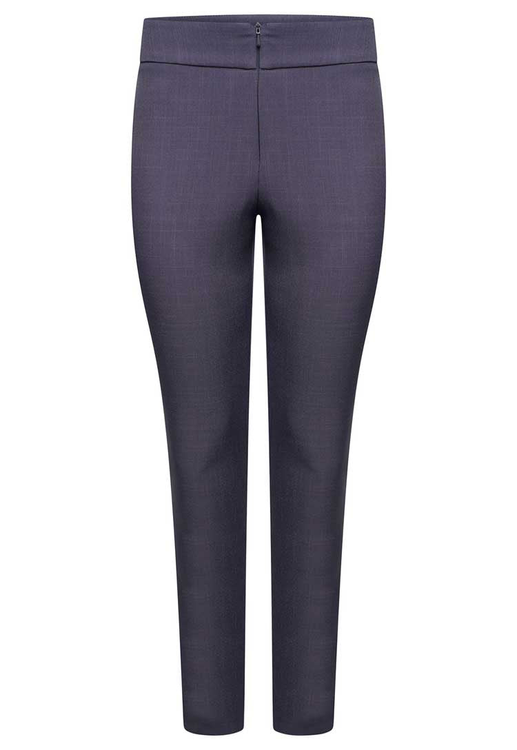 Macy Slim Leg Salon Trousers in Grey