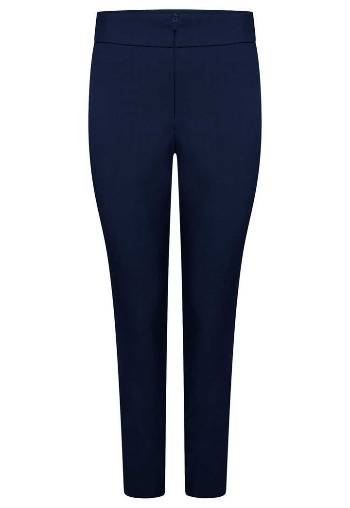 Macy Slim Leg Salon Trousers in Navy