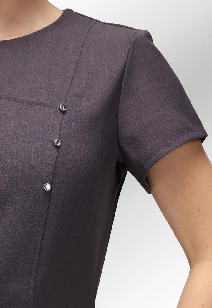 Madeleine Fitted Dress - The Work Uniform Company