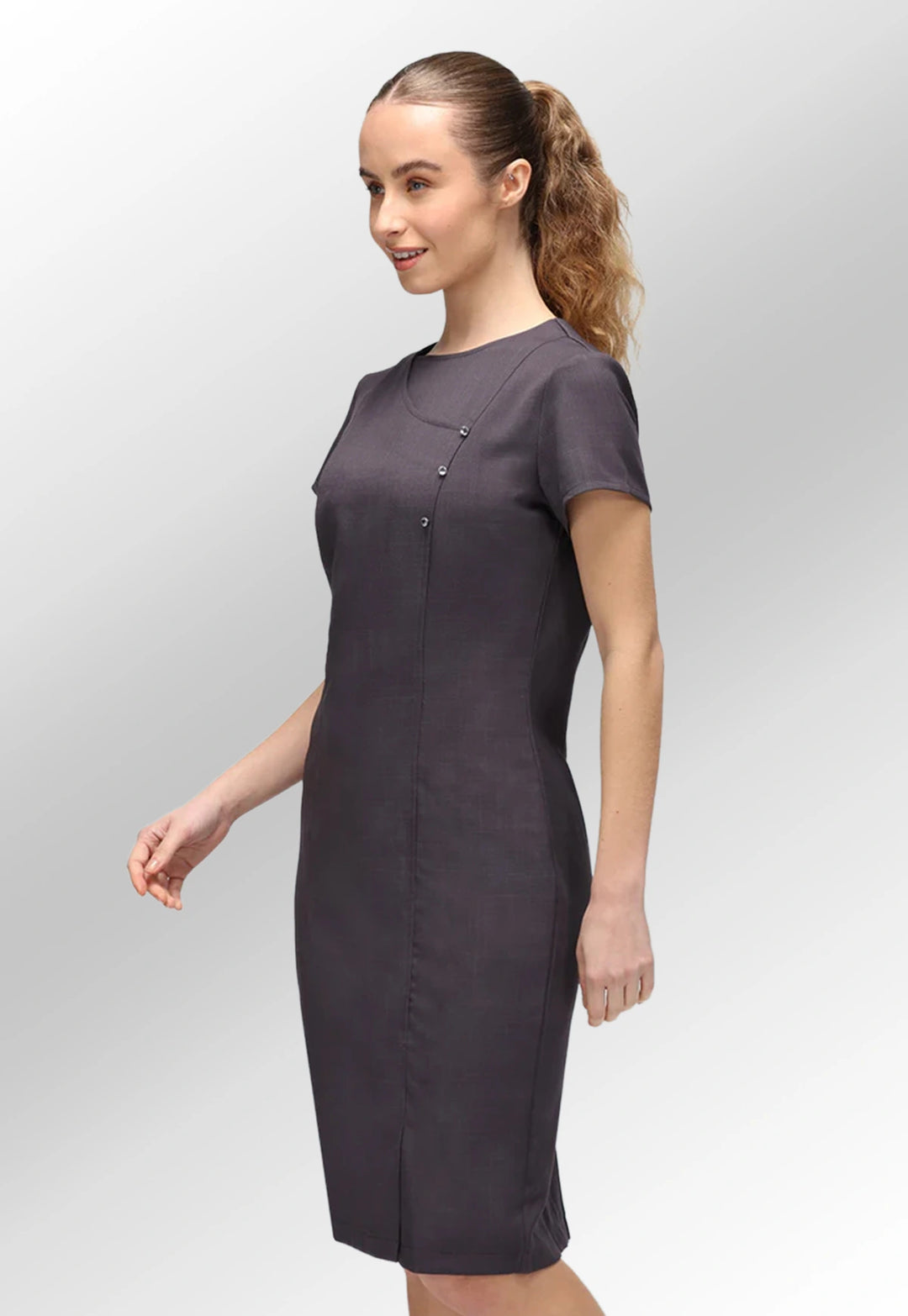 Madeleine Fitted Dress - The Work Uniform Company