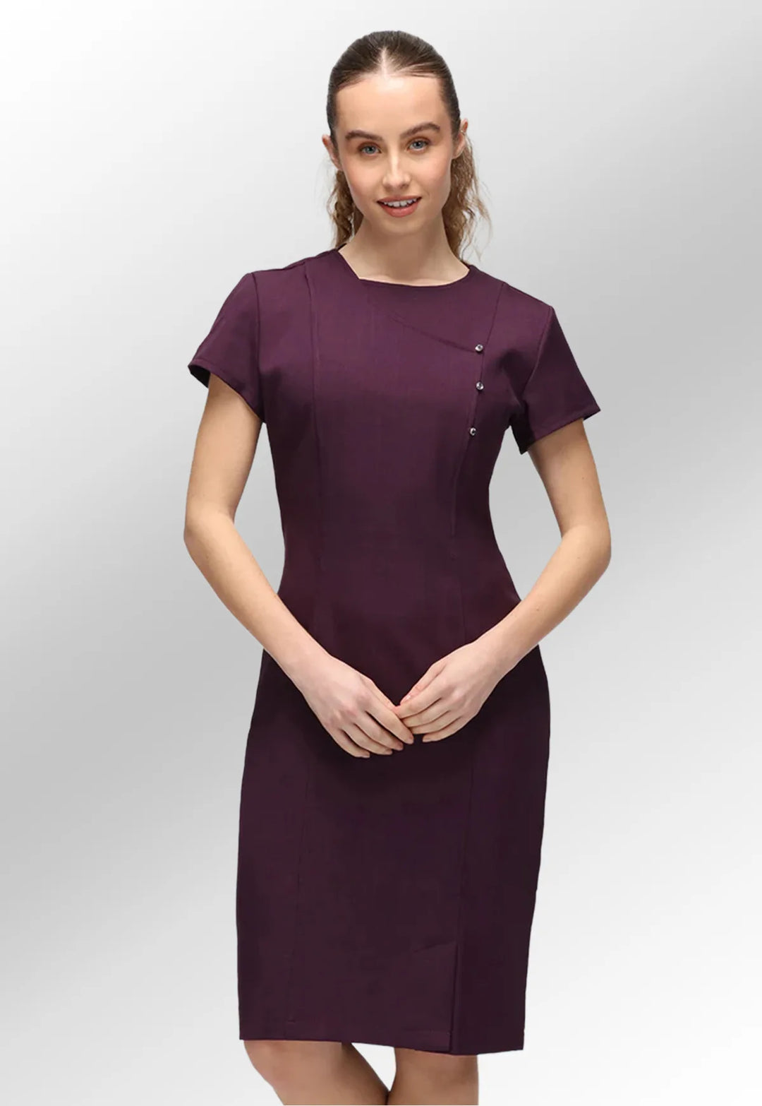 Madeleine Fitted Dress - The Work Uniform Company