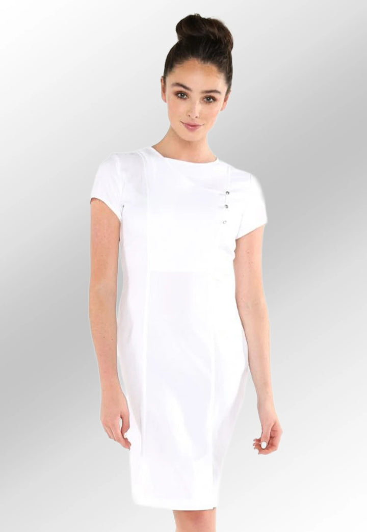 Madeleine Fitted Dress - The Work Uniform Company
