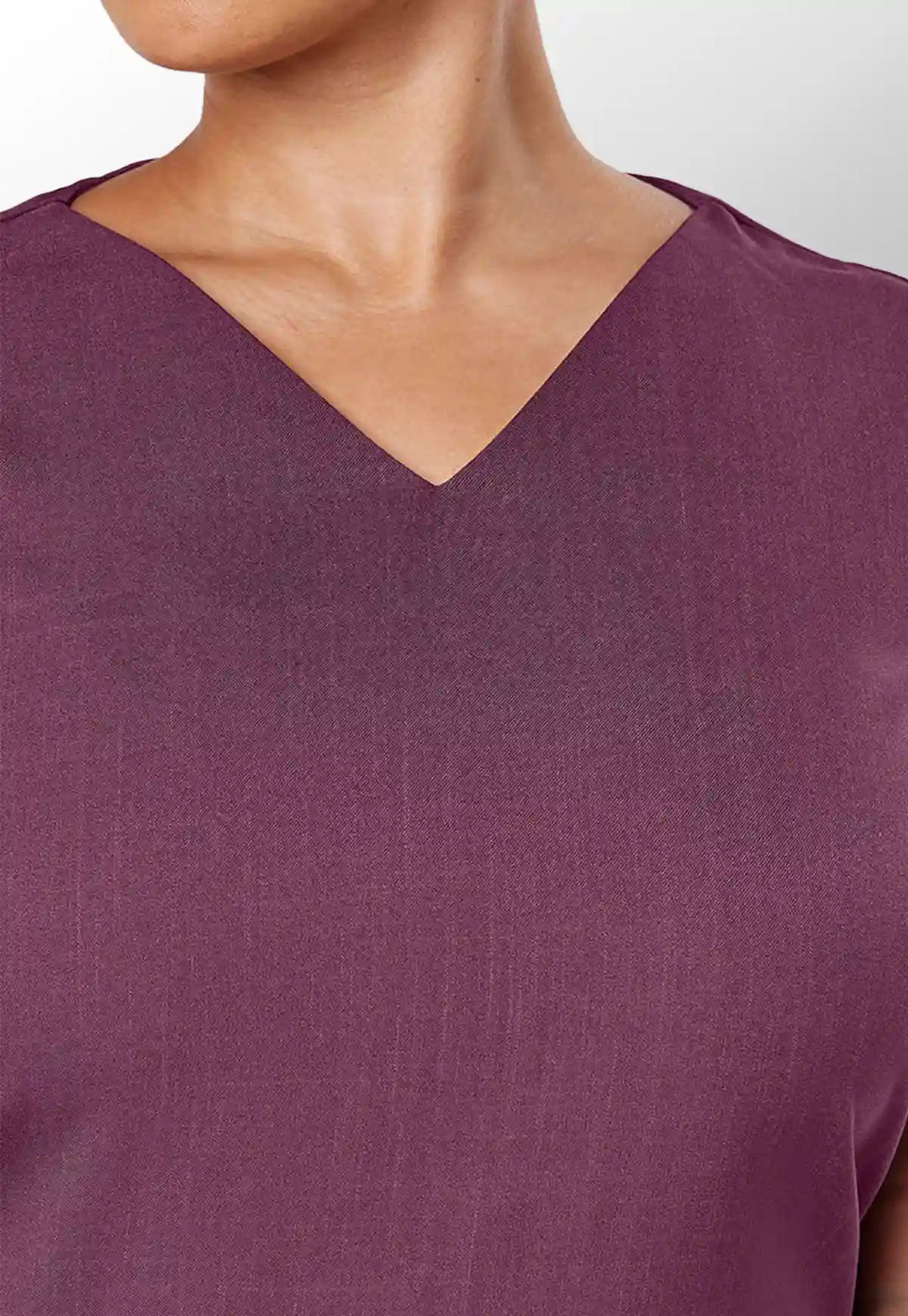 Manon V Neck Dress - The Work Uniform Company
