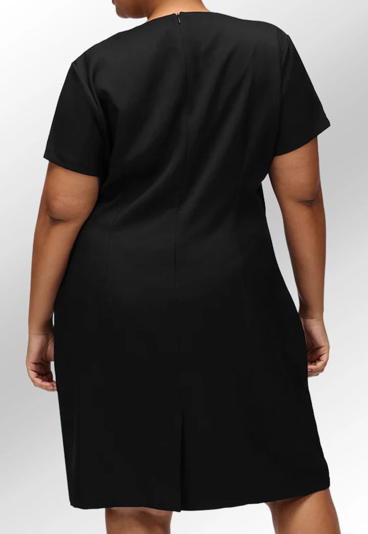 Maya V Neck Salon Dress with Pockets - The Work Uniform Company