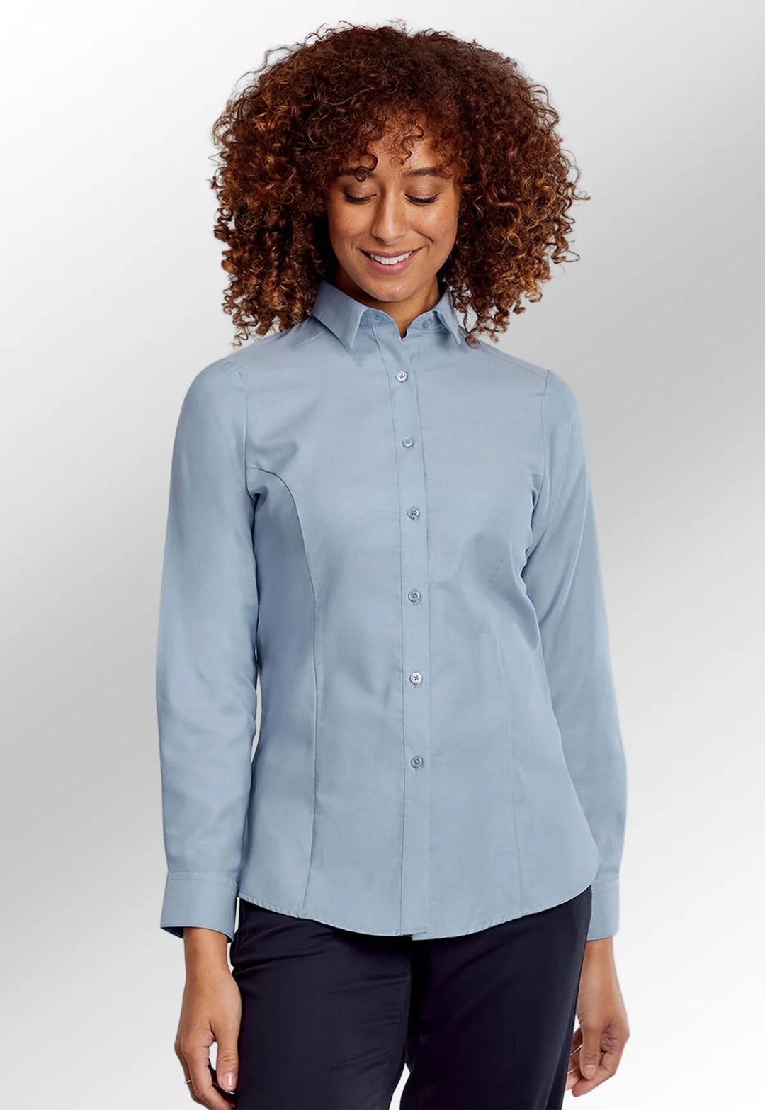 Megan Long Sleeve Blouse - The Work Uniform Company