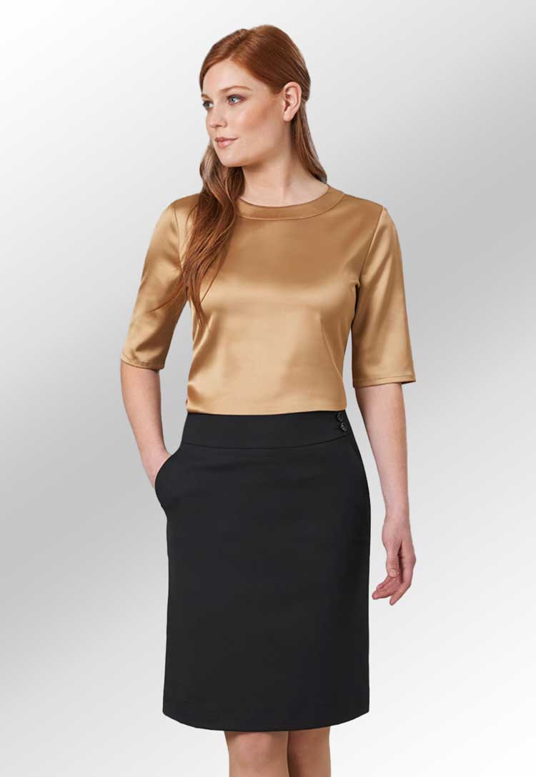 Merchant A Line Skirt - The Work Uniform Company